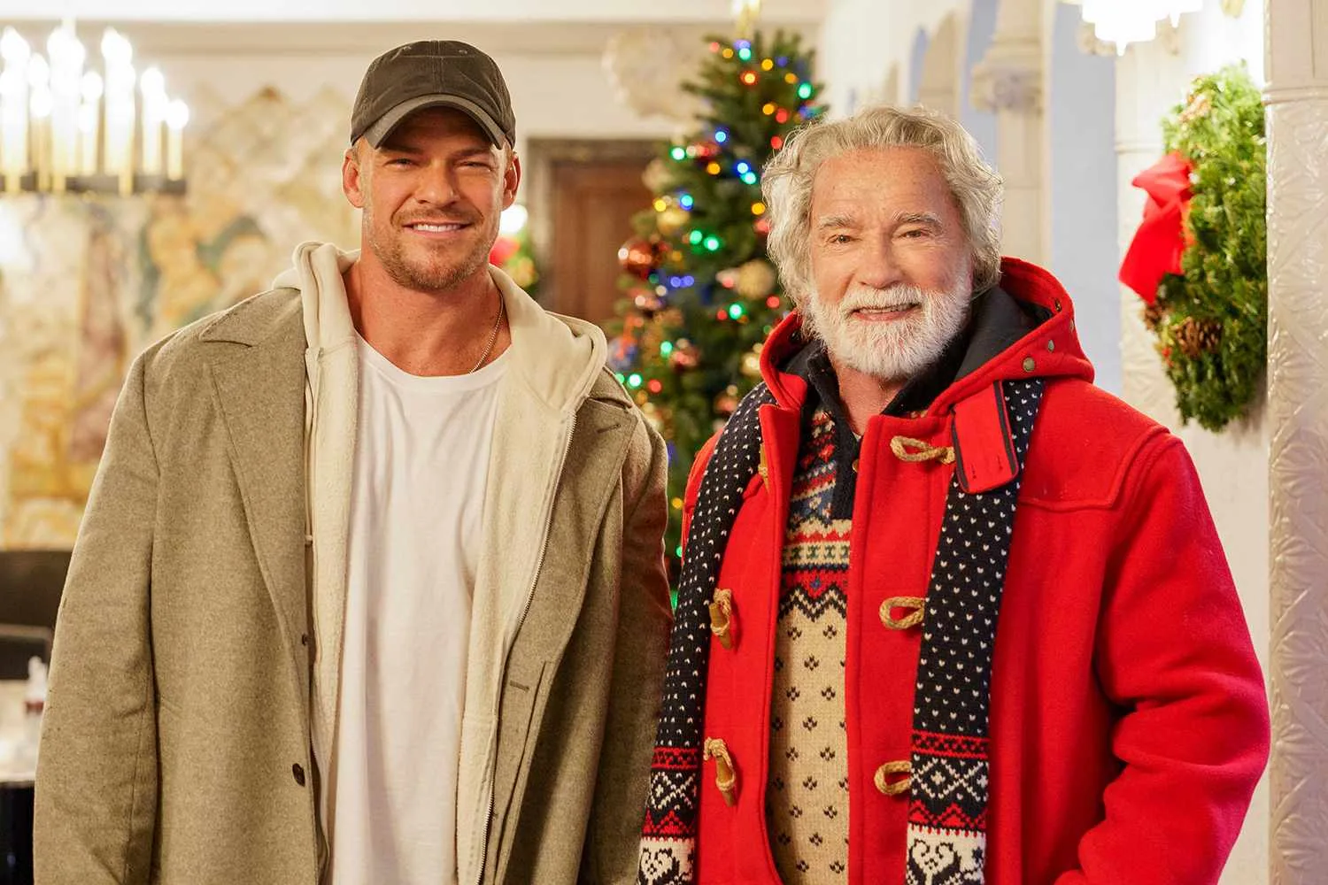 Arnold Schwarzenegger Spreads Holiday Cheer as Santa Claus in New Netflix Film
