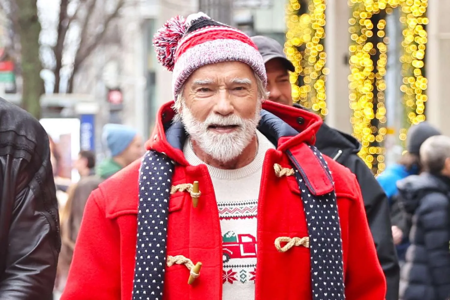 Arnold Schwarzenegger Transforms into Santa Claus for New Holiday Movie