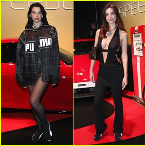 Dua Lipa Shines at Puma’s Speedcat Launch Celebrating New Collaboration with Emily Ratajkowski