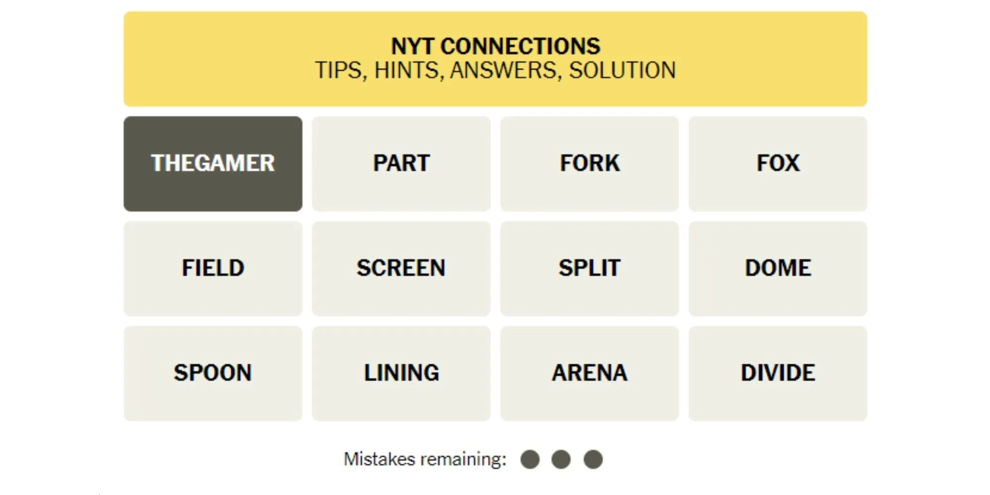 NYT Connections Game: Clues and Answers for December 23, 2024