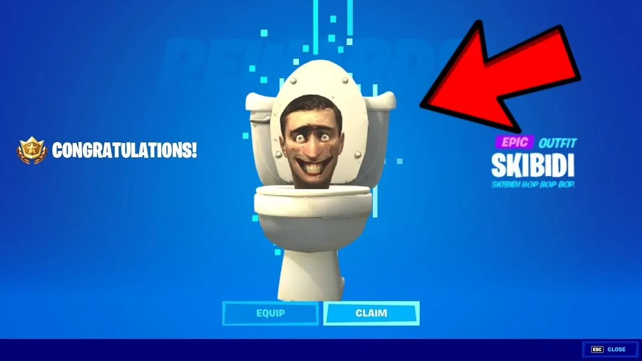 Skibidi Toilet Joins Fortnite in Epic Crossover