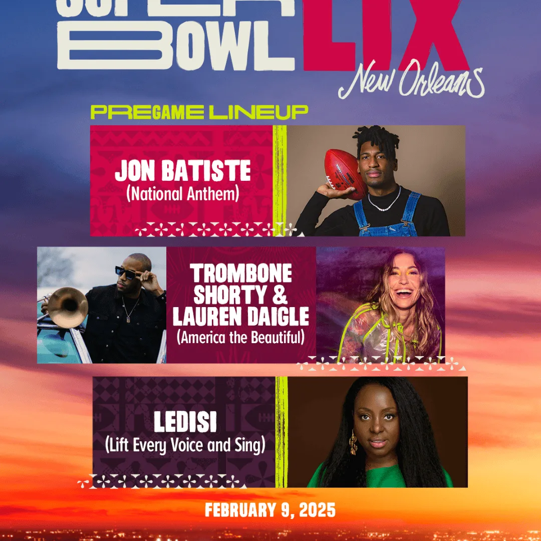Super Bowl 2025 Halftime Show and National Anthem Lineup Announced