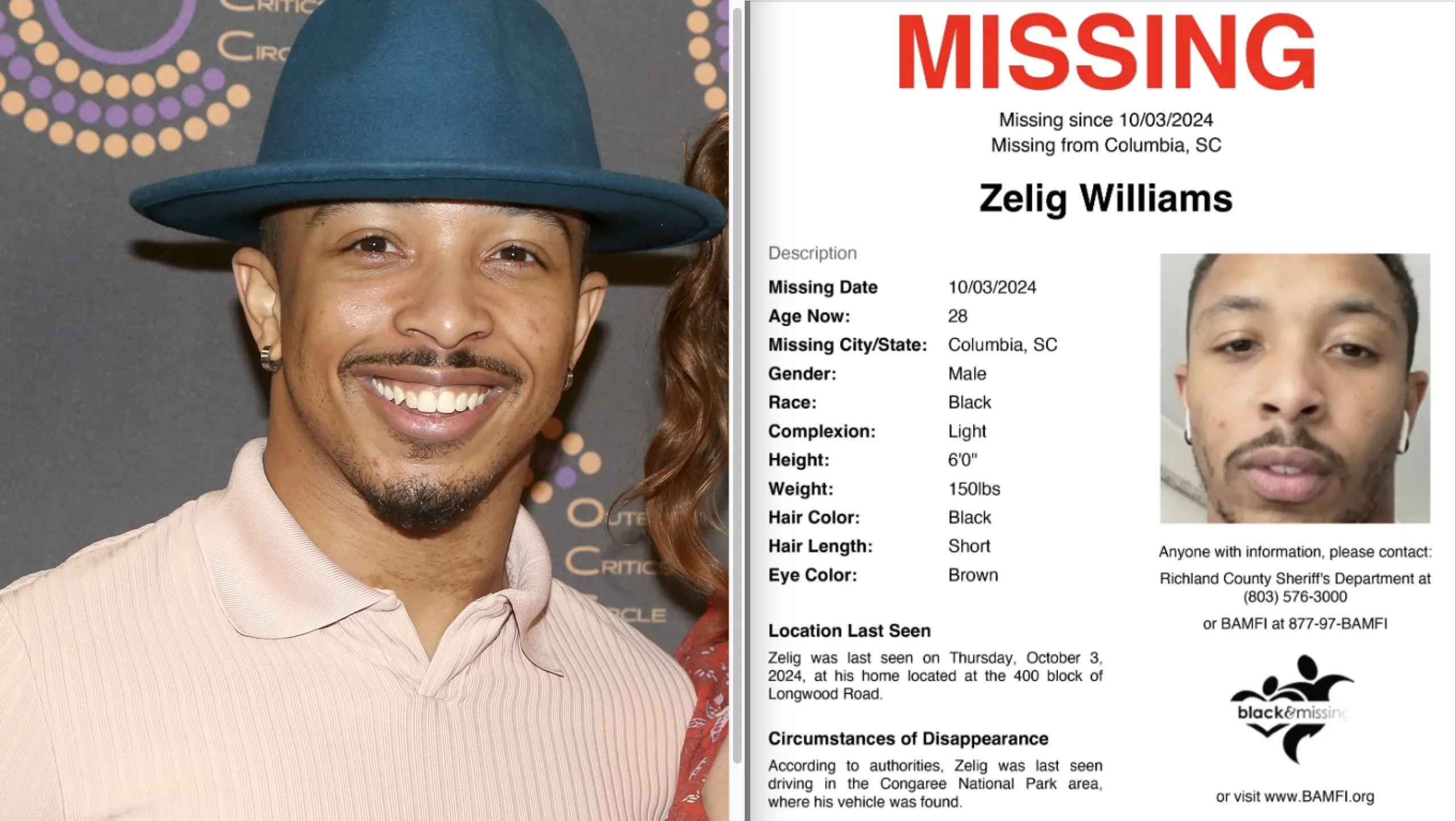 Search Continues for Missing Broadway Dancer Zelig Williams