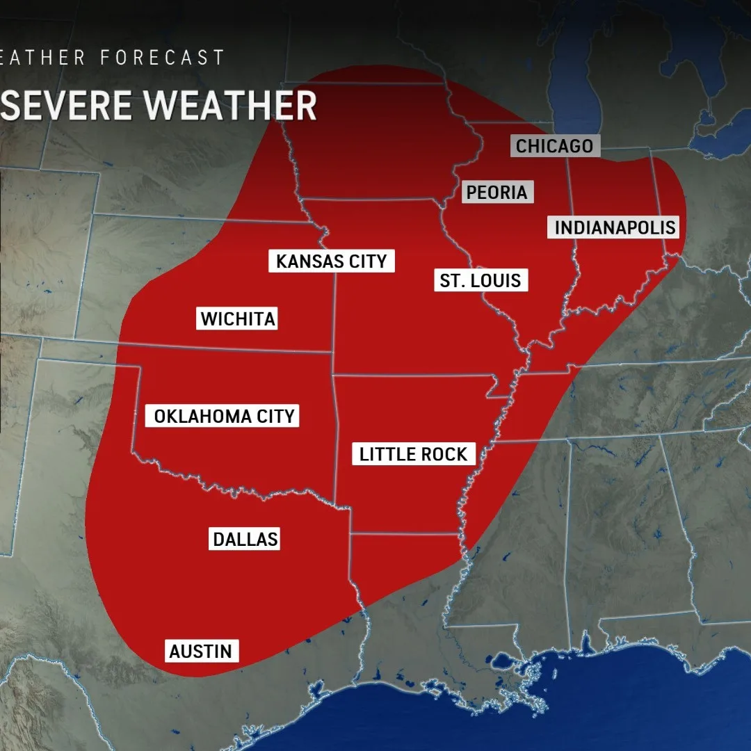 Severe Weather Outbreak Forecast: Tornadoes and Flash Flooding Threaten Southern U.S.